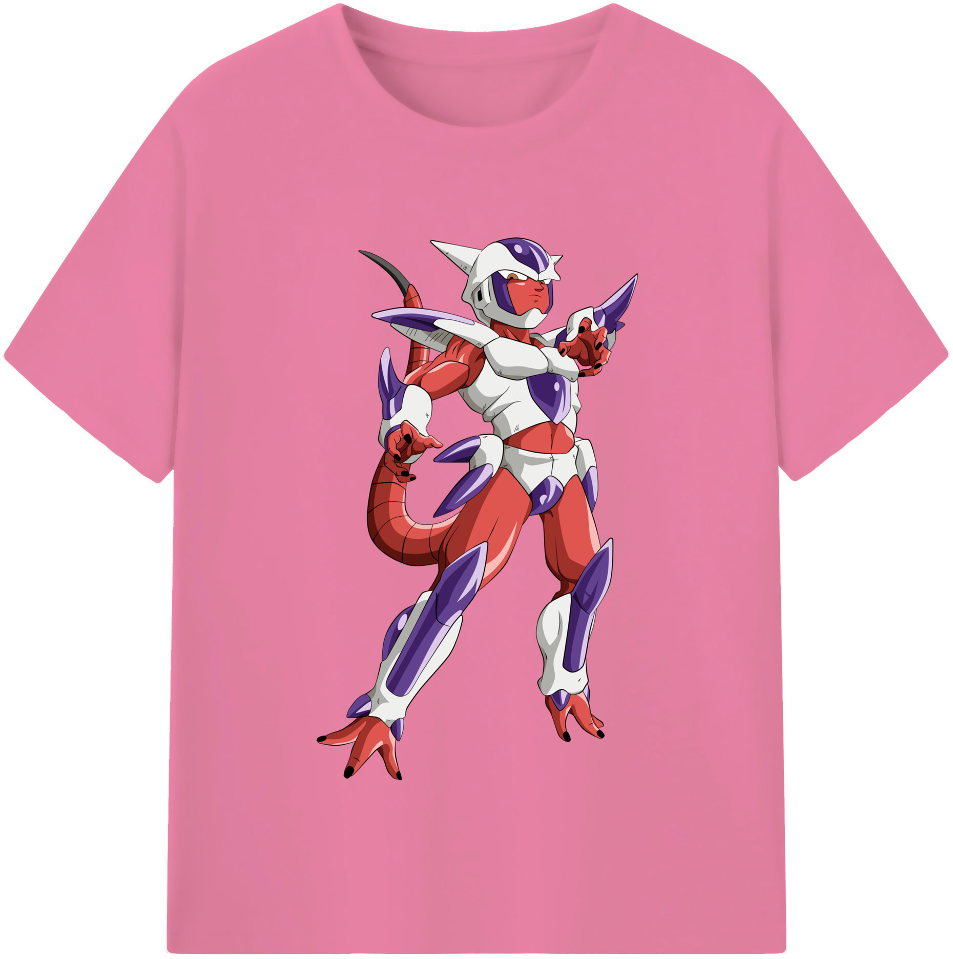 （画像用） ドラゴンボール フリーザ DRAGON BALL Frieza 綿100％半袖Tシャツ（フロントプリント）